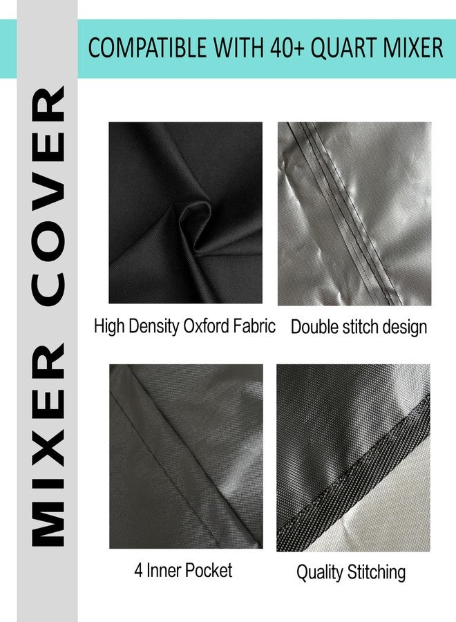 Wulbesin Commercial Planetary Mixer Cover, Compatible with Univex mixers，High Density Oxford Fabric (Only Cover) (40+ Quart) - Image 5